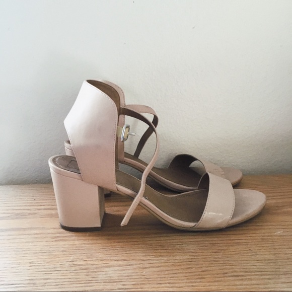 14th & Union Shoes - Blush Block Heel Sandals